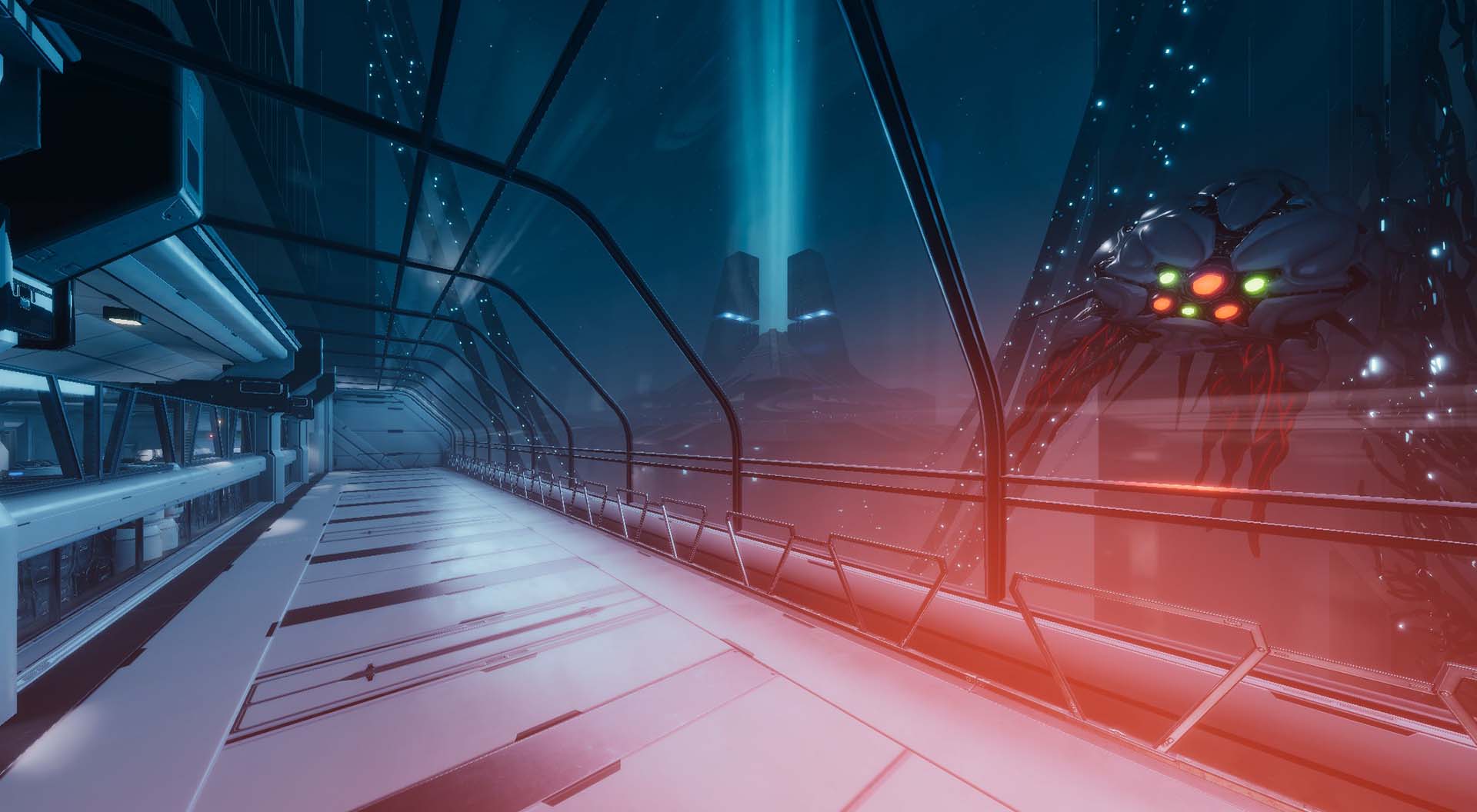Monumental sci-fi world