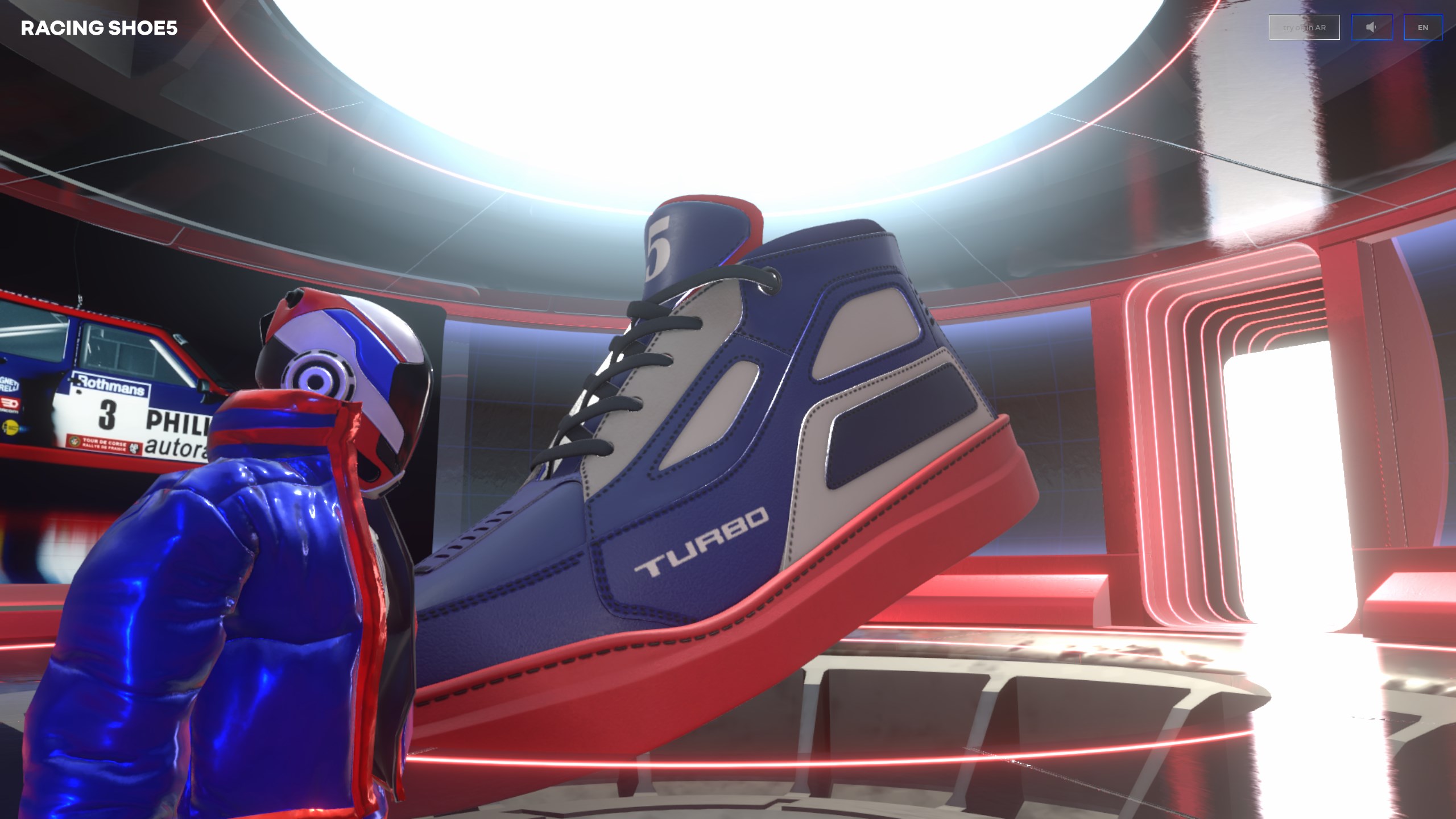 Racing Shoe5 product close-up
